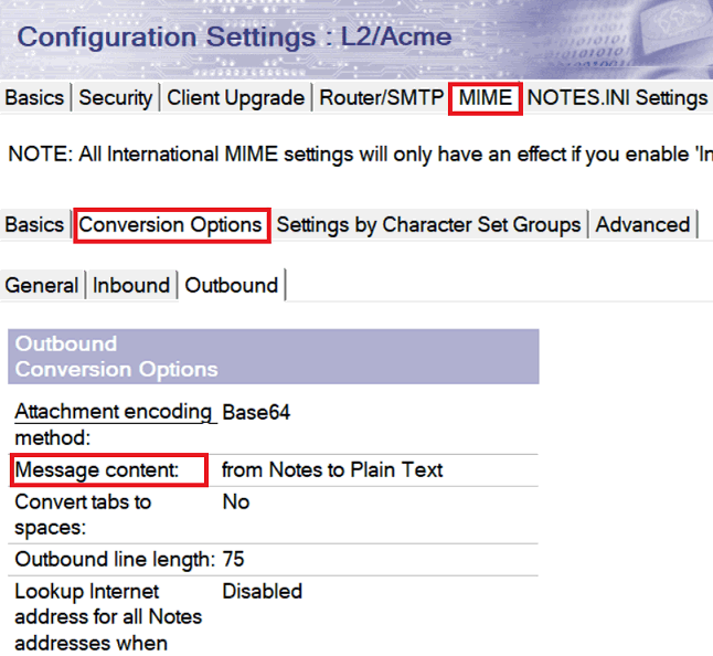 MIME Attachment View