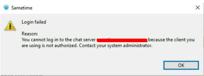 Cant connect to chat new client