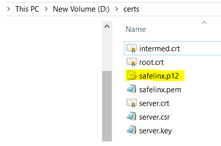 Tid knude Mystisk SafeLinx: How to generate an SSL PKCS12 keystore file using your own  certificate authority or any trusted certificate authority